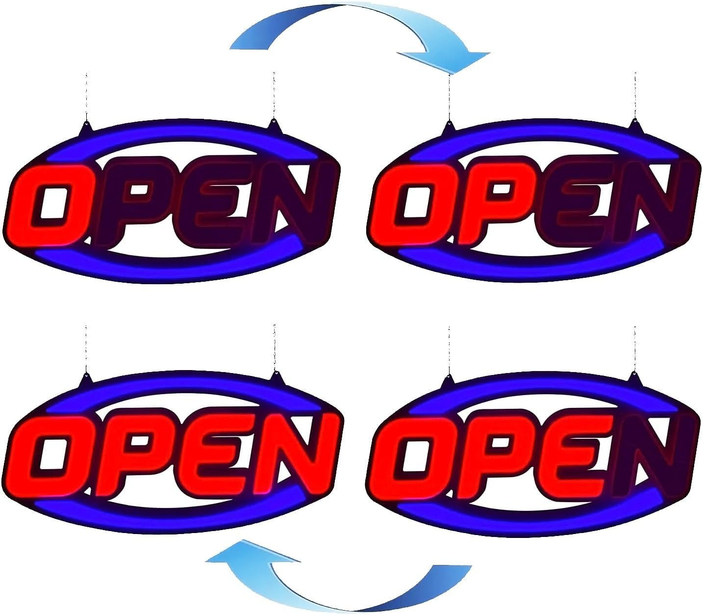 2026 Model 32&Prime; X 16&Prime; LED Neon Open Sign – Ultra Bright Extra Jumbo Large – Remot