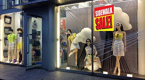 Sidewalk Sale | Retail Window Display Sign | 20&Prime;W x 24&Prime;H