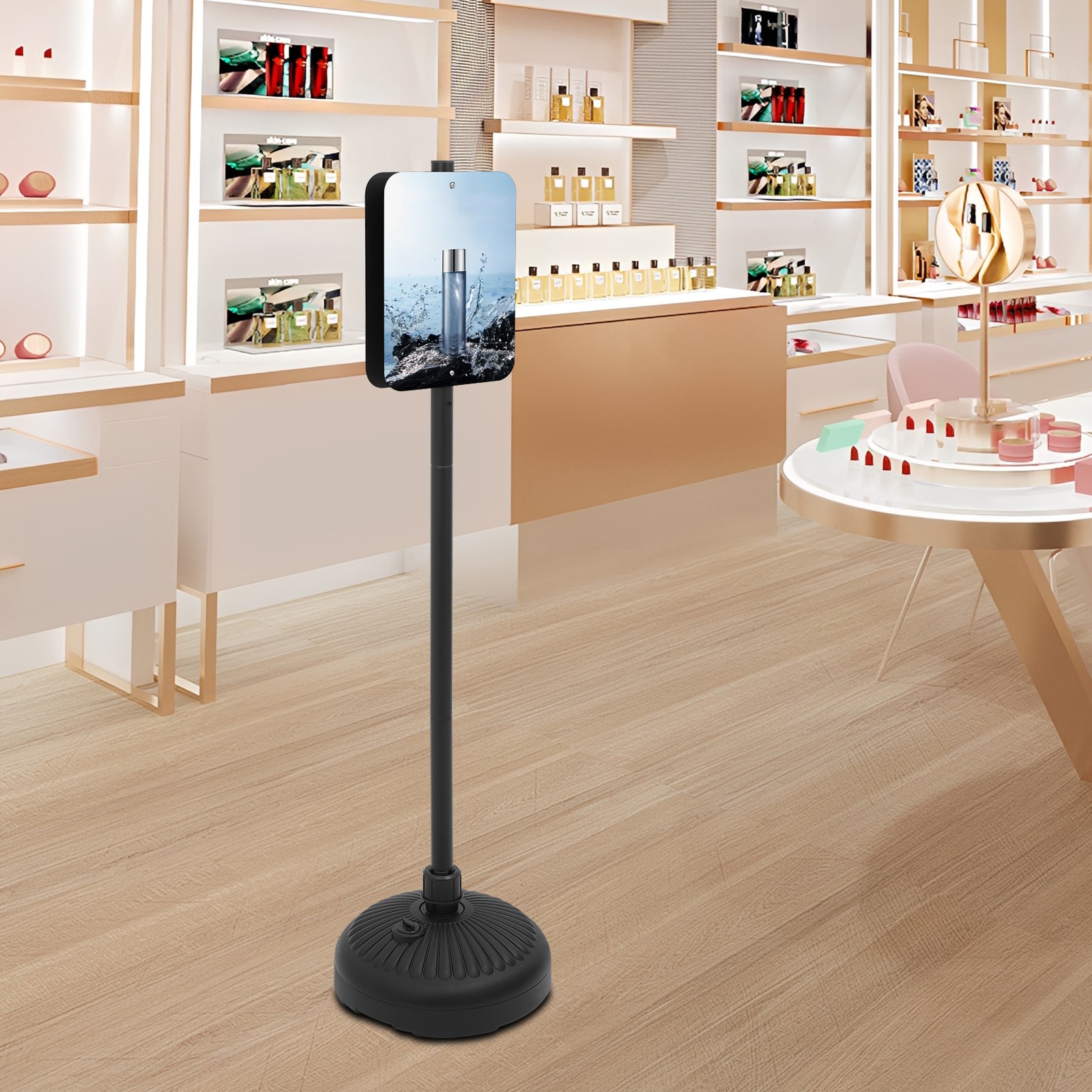 Dual-Sided Sign Holder Stand For Indoor and Outdoor Use, Sign Holder Stand