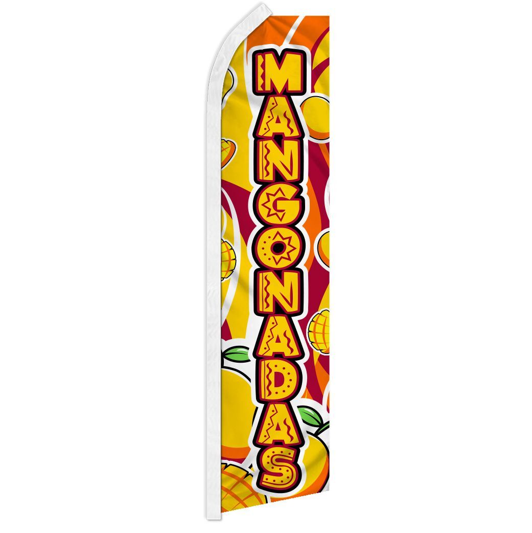 MANGONADAS advertising super flag polyester banner sign *POLE NOT INCLUDED*