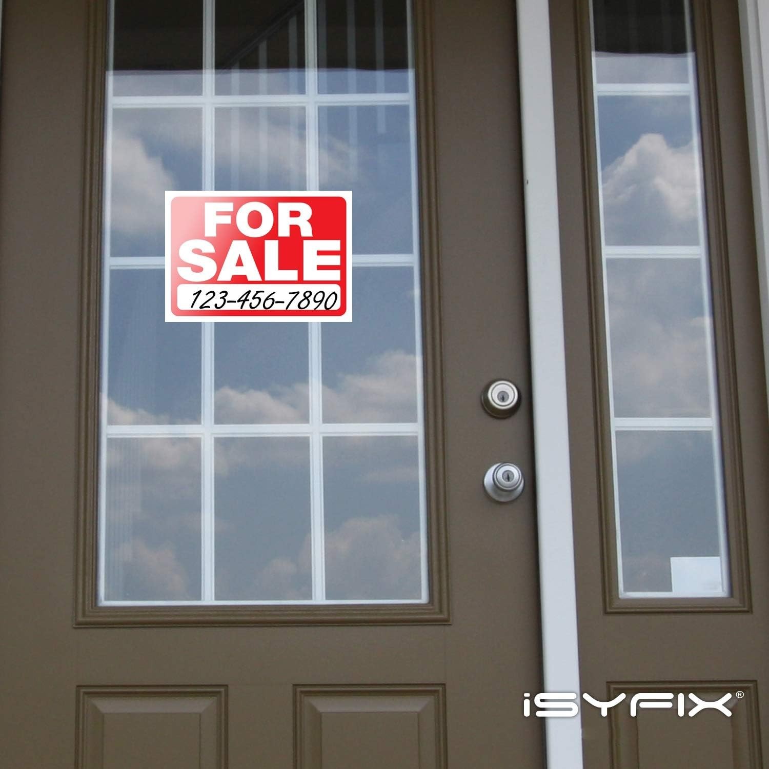 High Visibility 10×7 Inch Vinyl Stickers – 2 Pack Weatherproof Car Sale Signs