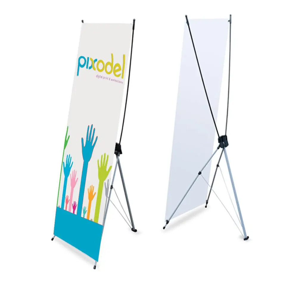 X Banner Stand & Signs Customize Banner for Trade Show and Display