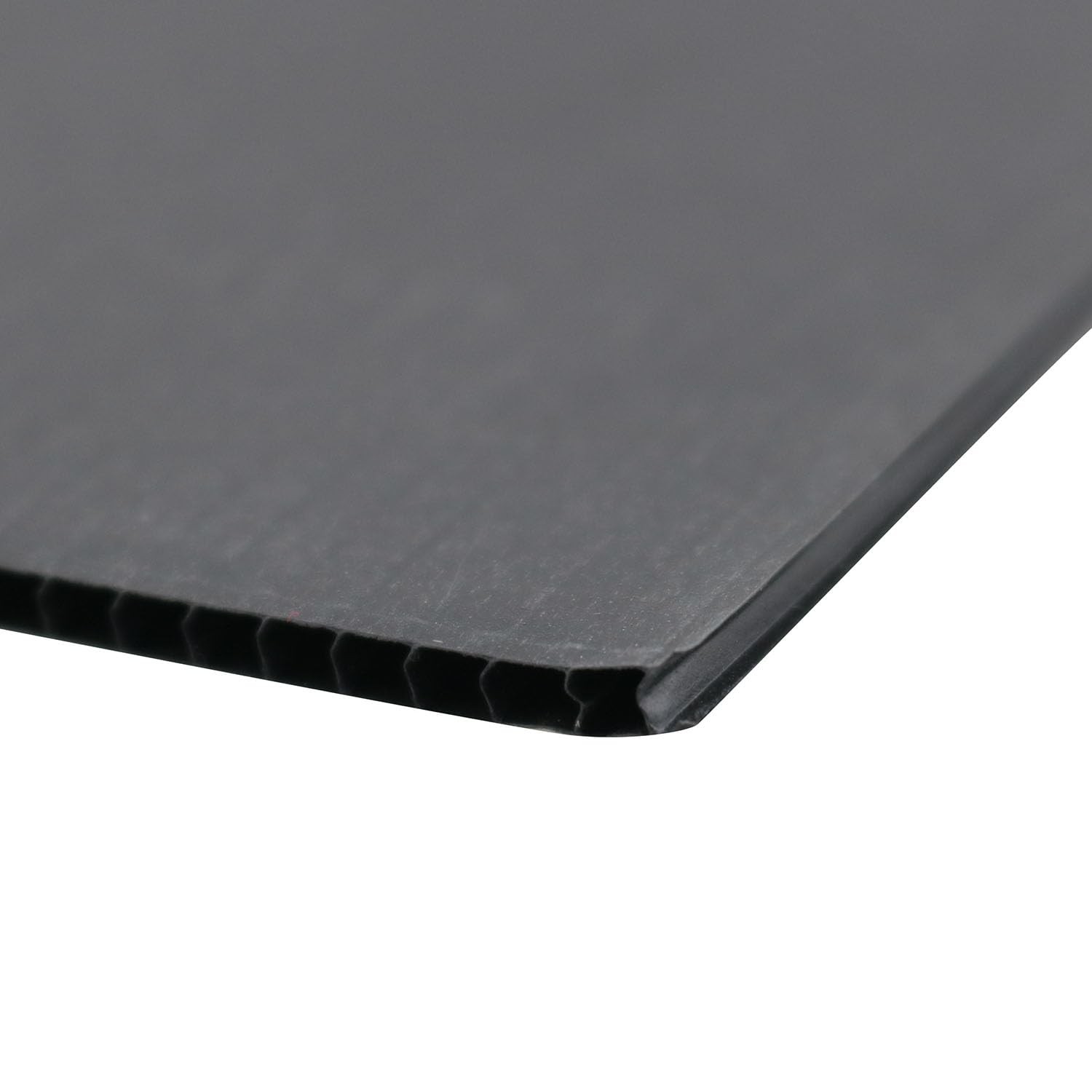 5pcs Corrugated Plastic Sheets Black Waterproof Sign Blank Board 20cmx30cmx0.3mm