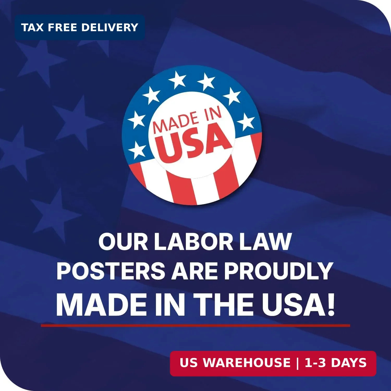 2026 Florida State & Federal Mandatory Labor Law Poster, OSHA Compliant (English