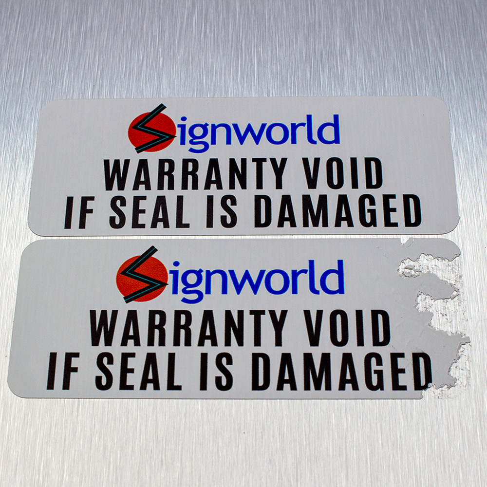 Signworld Tamper-Evident, Tamper-Proof, Destructible Eggshell Vinyl 42&Prime; x 150&prime;