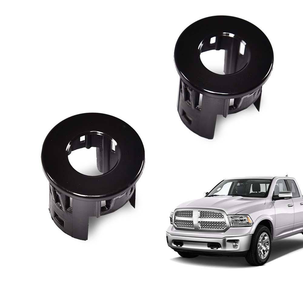 2X Parking Assist Sensor Mount Bracket Bezels Compatible with 2014-2018 Ram…