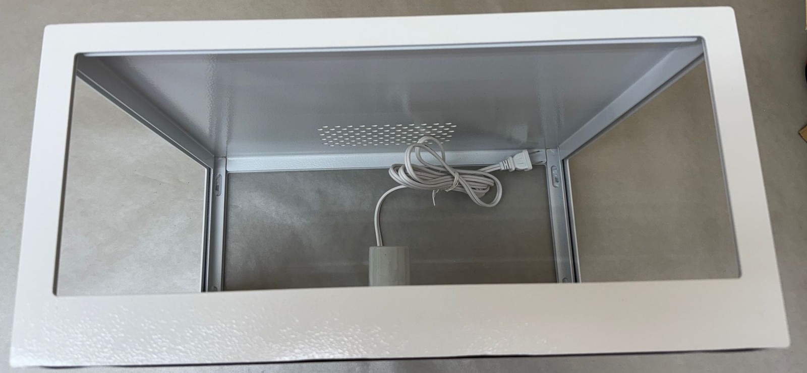 Cardtronics Lighted ATM Topper Universal 8&Prime; High White Flat Hood 4-Sided