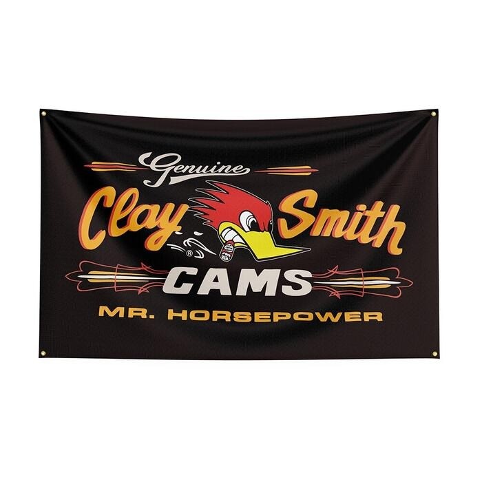 Clay Smith CAMS 90cm x 60cm Tapestry Flag Banner Garage Sign JDM #2552