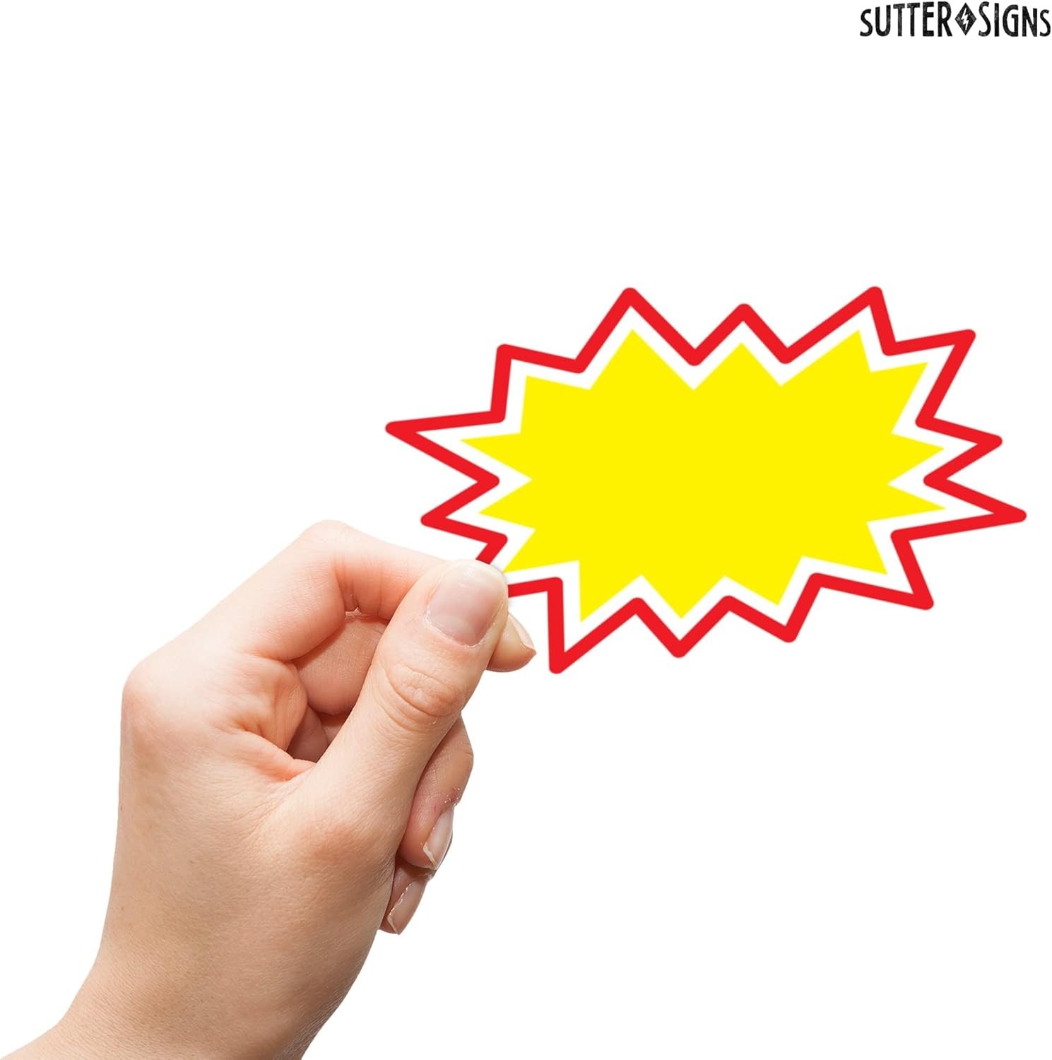 200pcs Starburst Price Tags 2×3 Yard Sale Garage Sale Signs Retail Labels