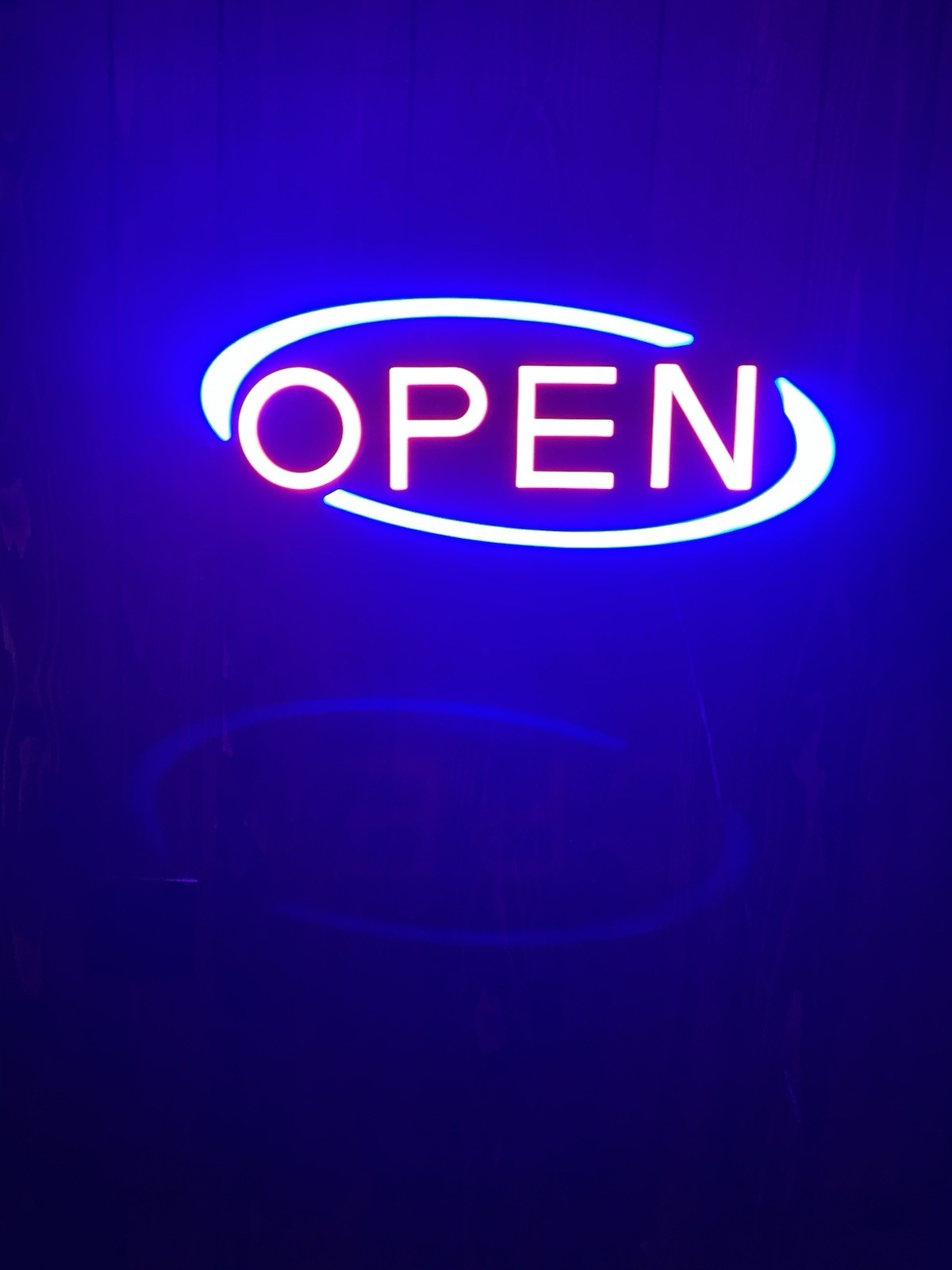 Open Sign For Business Mystiglo Horizontal Or Vertical Solid And Flashing
