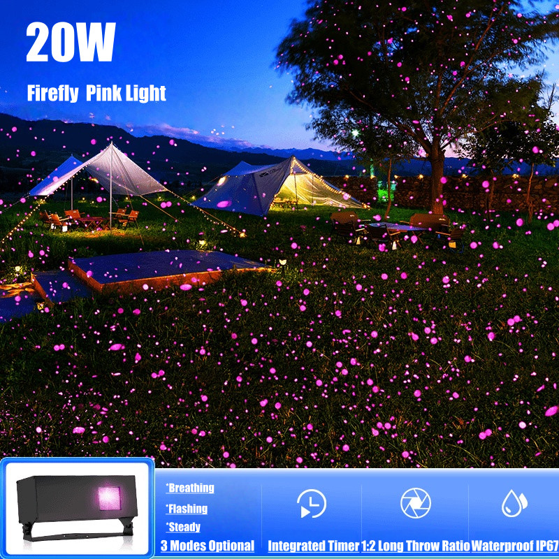 20W/40W/50W Outdoor Dynamic Firefly Laser Starry Sky Projection Light Outdoor