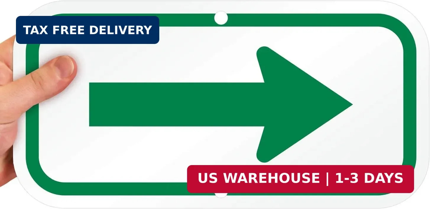 SmartSign « Right Arrow (Green) » Sign | 6&Prime; x 12&Prime; 3M Engineer Grade Reflective Alu