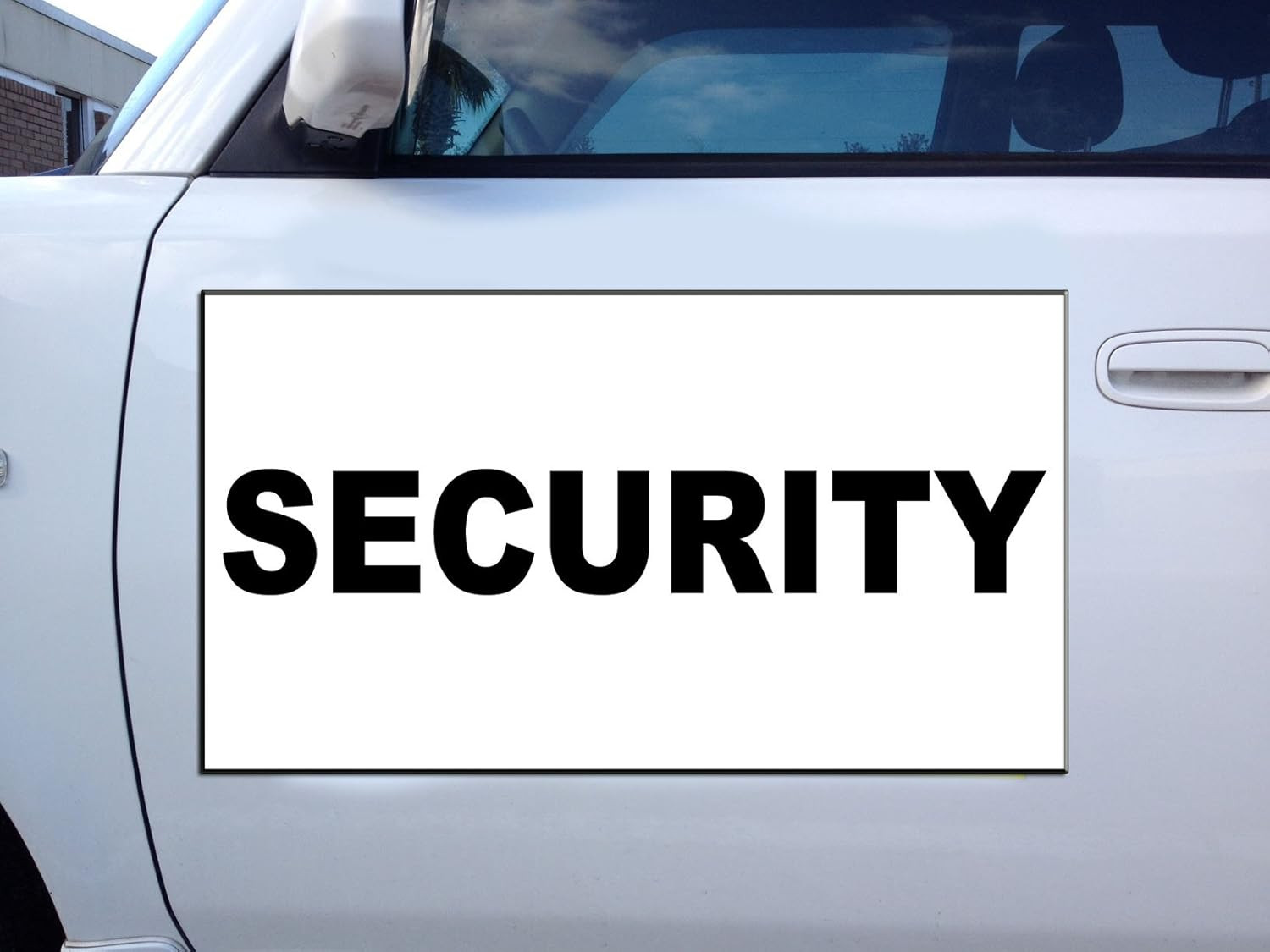 Magnetic Security Car Door Magnets – 2 Pack, 12×24 Inches, Durable Signs