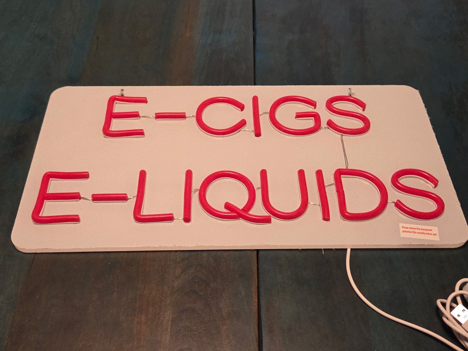 E-Cigs E-Vape LED Neon Sign 16&Prime;L x 10&Prime;H
