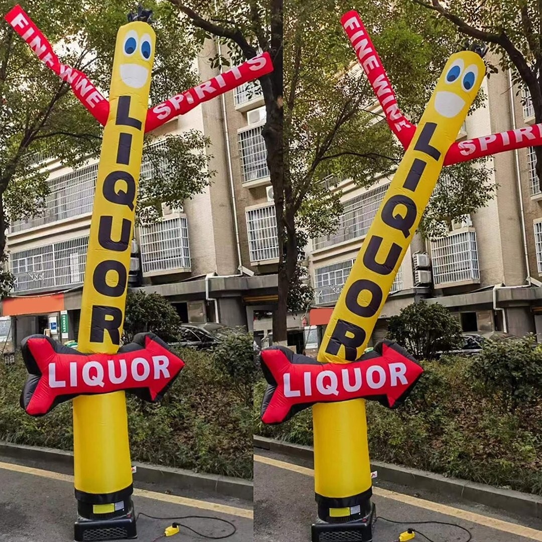 18ft Liqour Inflatable Tube Man Dancer with Arrow {Without Blower}