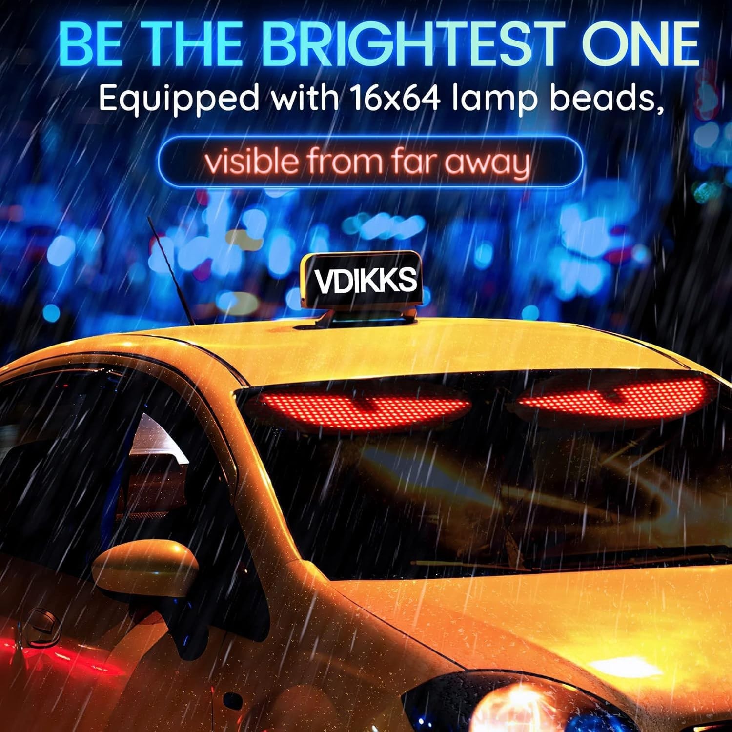 High-Quality LED Sign 14.6 »x3.6 » – Customizable Scrolling Messages for Events