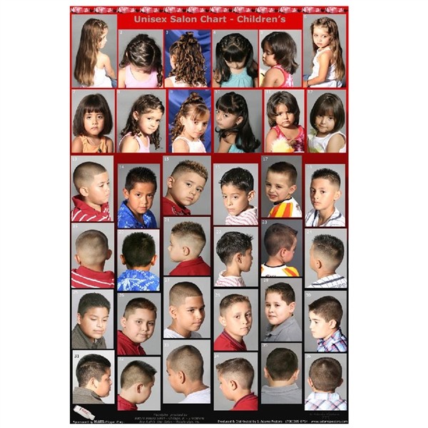 SI-09-07UK BARBER SALON BEAUTY SPA 24&Prime;X36&Prime; HAIR STYLE CUT DESIGN POSTER KIDS