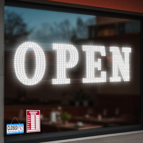 40&Prime;x14&Prime; Open Sign, Extra Bright Jumbo Led Open Signs for Business with High