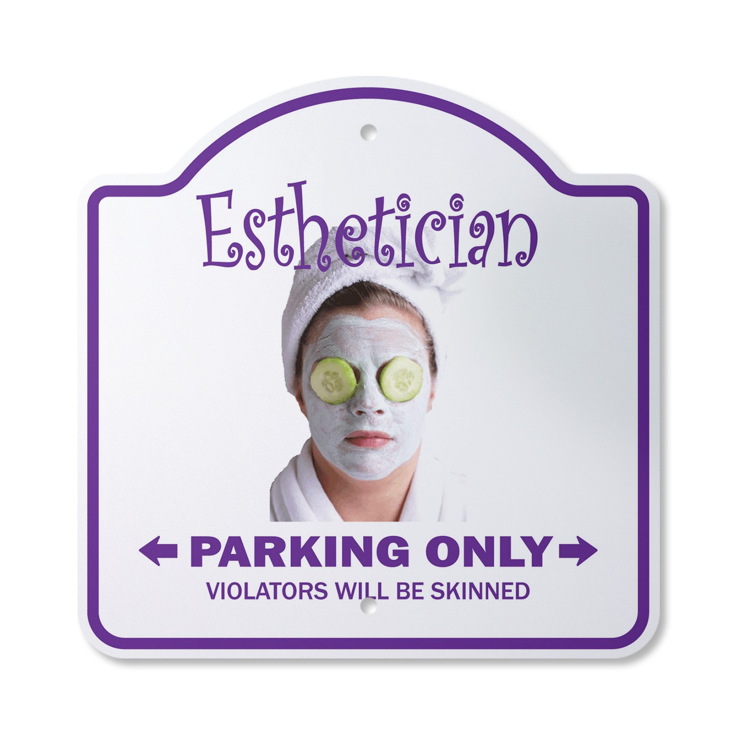 Esthetician Plastic Sign Parking Skin Care Beauty Spa Massage Cosmetic
