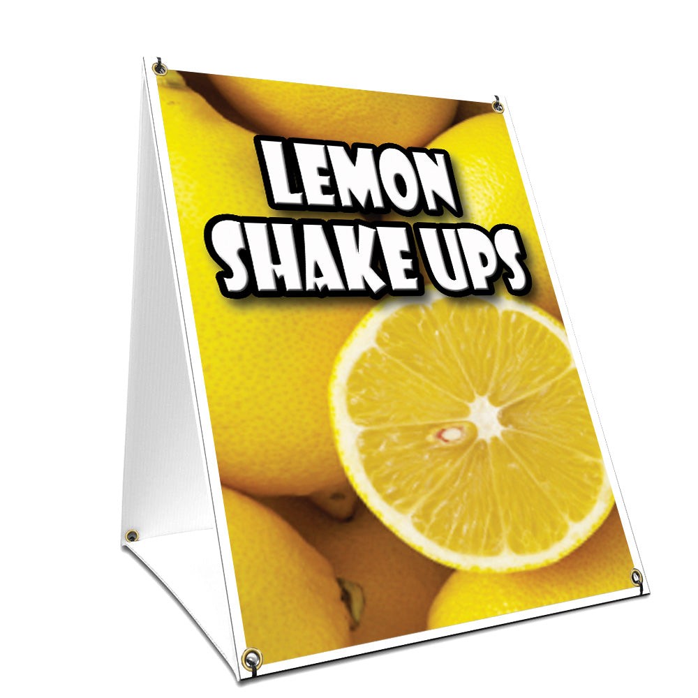 Lemon Shake Ups Yard Sign & Stake outdoor plastic coroplast window