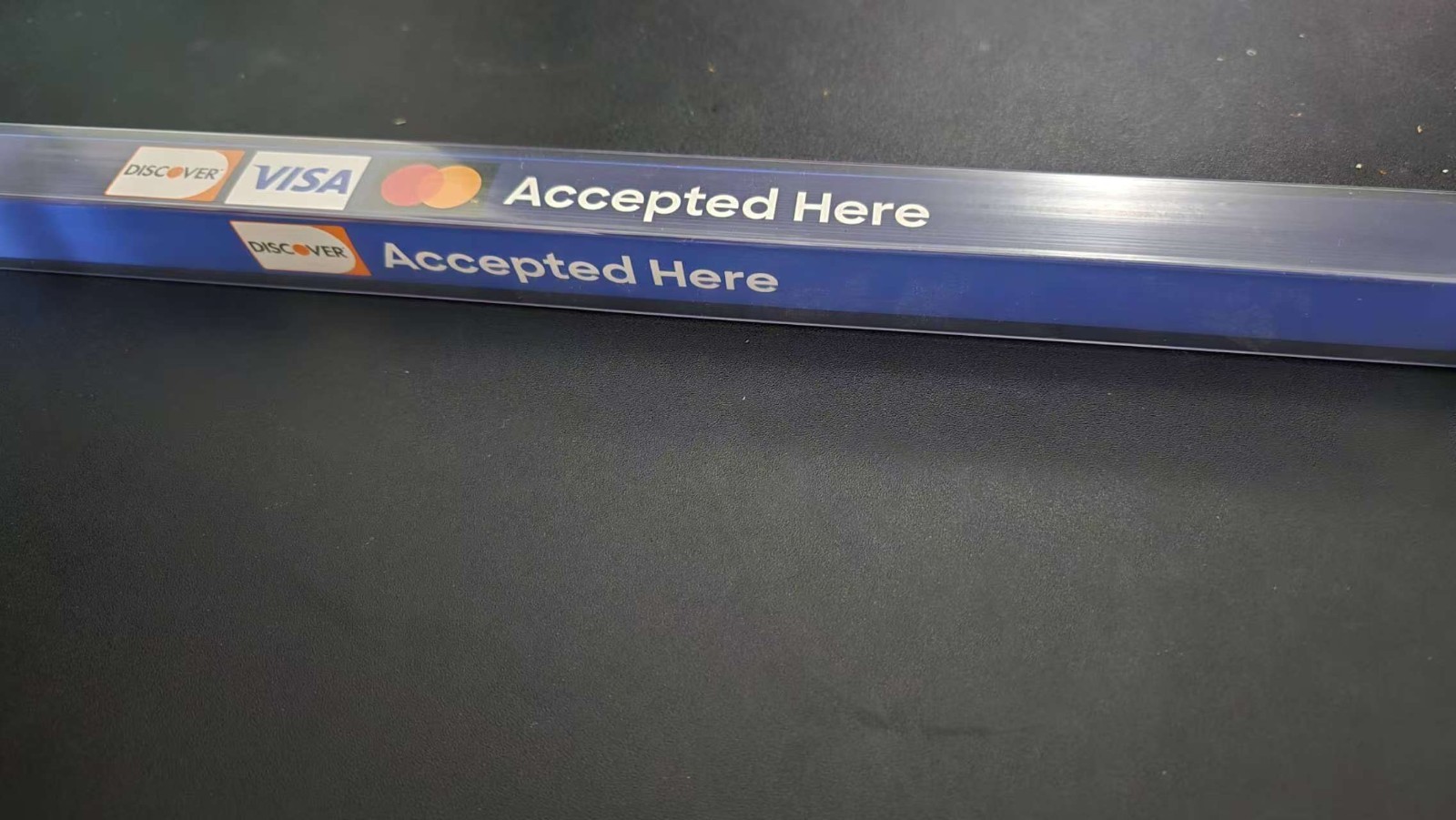 Pack of 10 Grocery Checkout Lane Dividers 16&Prime;L x 1&Prime;D 1 3 or 4 logos. NEW