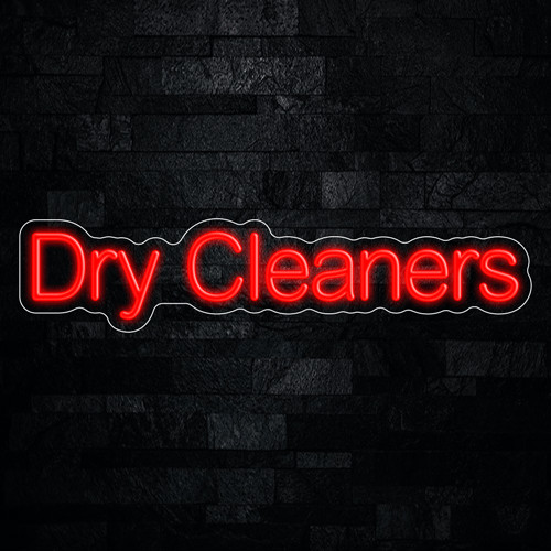 Dry Cleaners LED Neon Sign 27&Prime;L x 6&Prime;H #33073