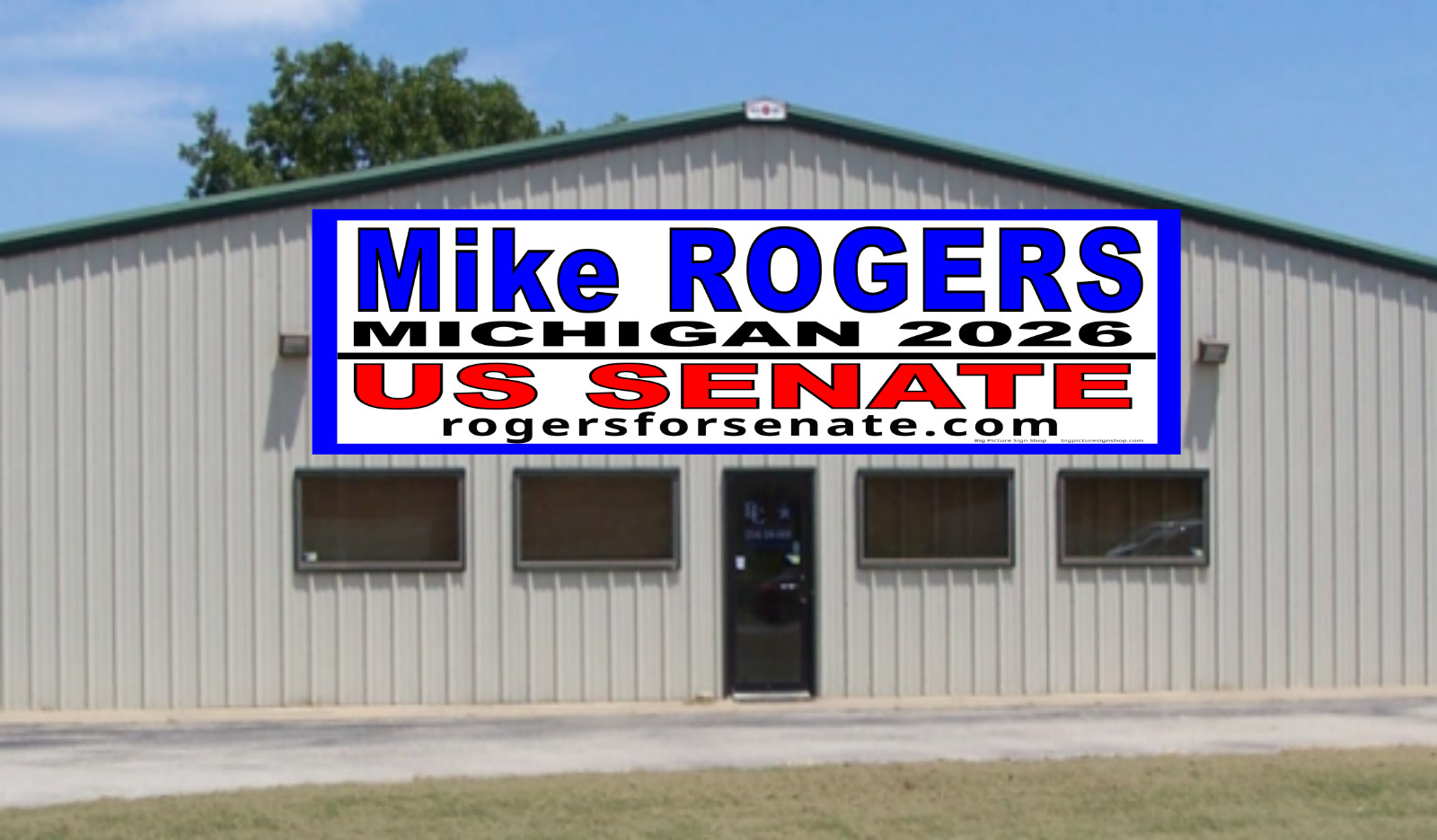 MIKE ROGERS 2026 US SENATE- VERY LARGE Banners -Vinyl – Fast Shipping – USA MADE