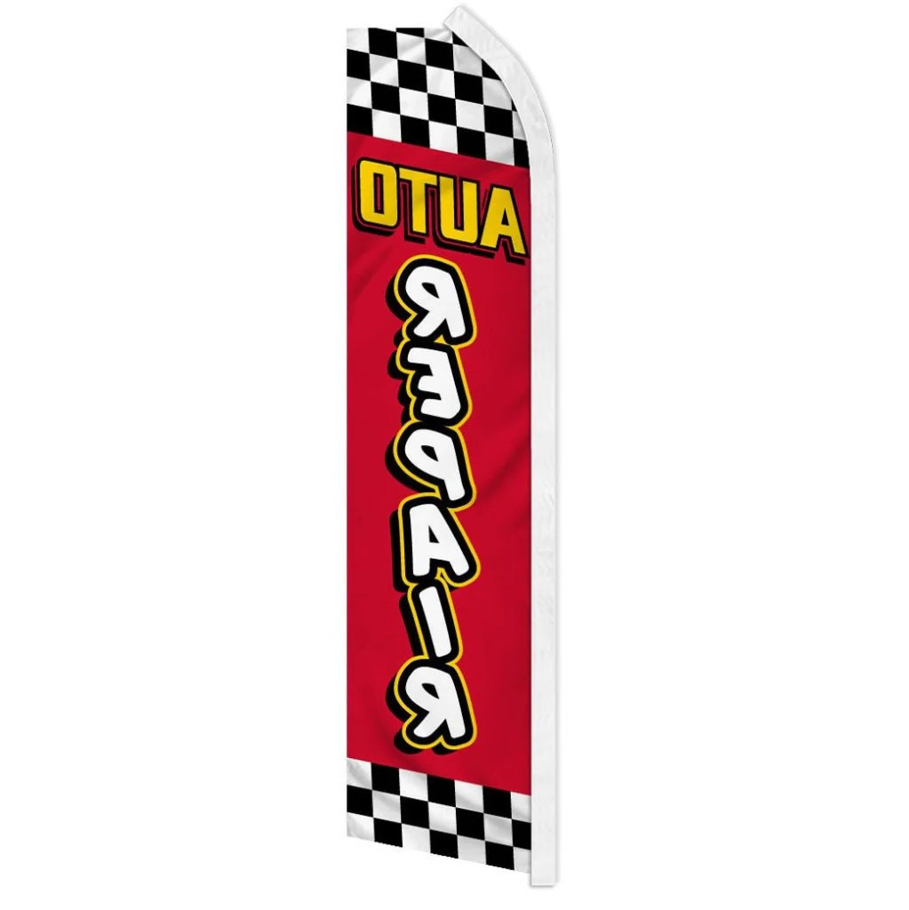 AUTO REPAIR CKRD advertising super flag polyester banner *POLE NOT INCLUDED*