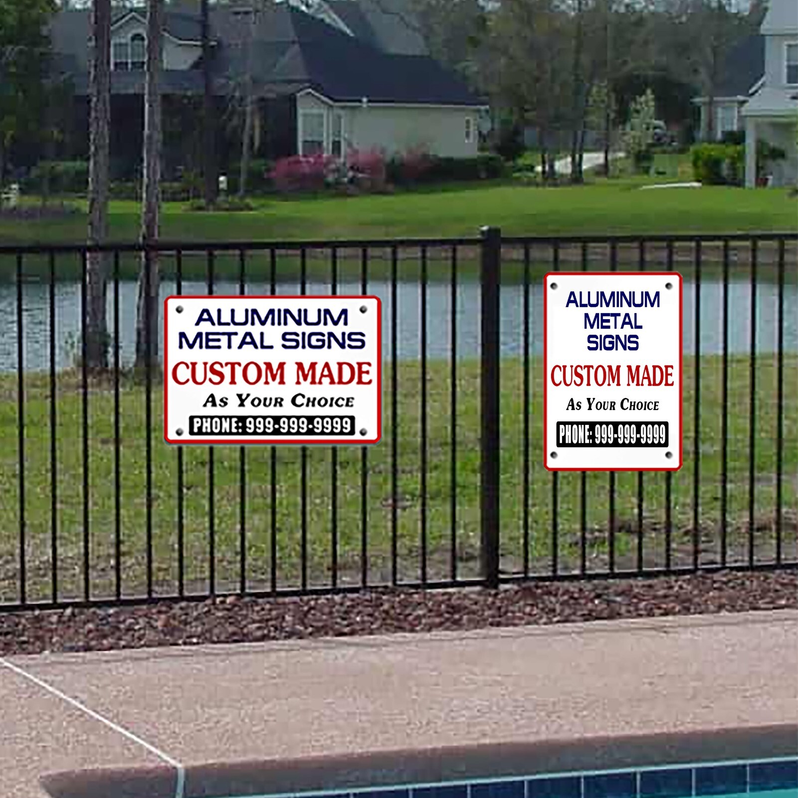 SIGNOGRAFX Custom Sign, 18” x 24” with Your Own Design, Colors, Picture & words
