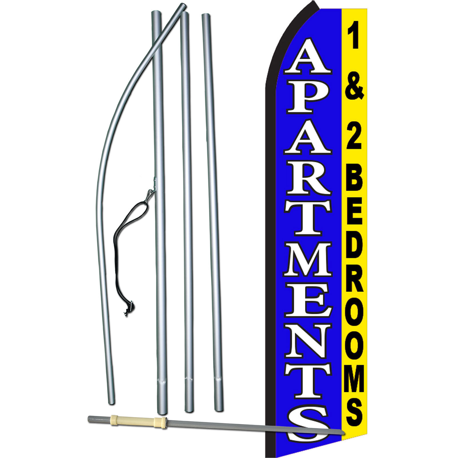 Apartments 1 & 2 Complete Swooper Flag Bundle