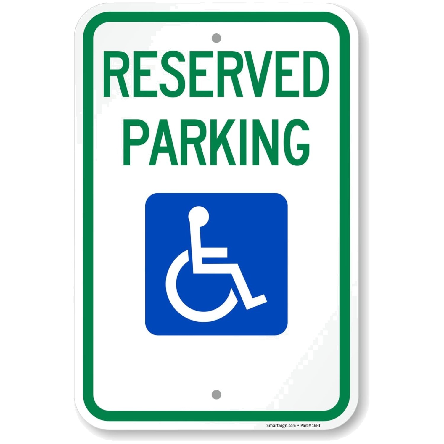 Professional Reserved Parking Sign – 12×18 Aluminum