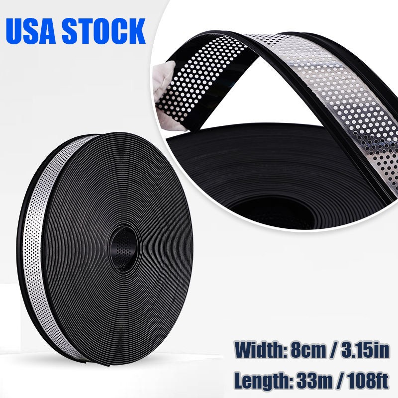 USA 108ft/33m Black Aluminum Plastic Coil Punching with Edge for Channel Letter