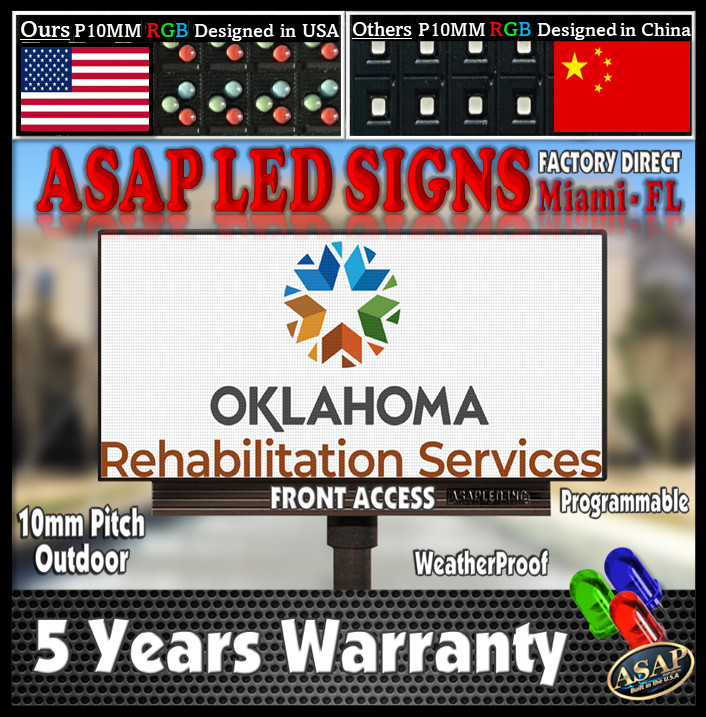 Full Color 10mm Outdoor LED Sign – 25.5&Prime;H x 38&Prime;W | HD Pixel, Wi-Fi, Weatherproof