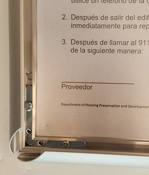 Aluminum Snap Frame for Poster 8.5 x 11 Inches, 25mm Profile, Color-REF24-1027