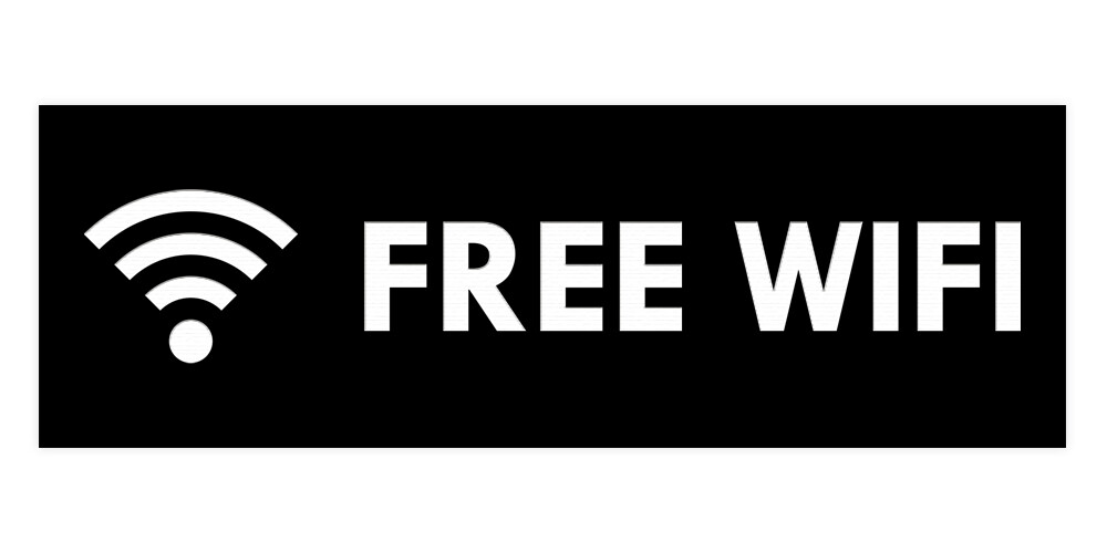 Basic Free Wifi Sign