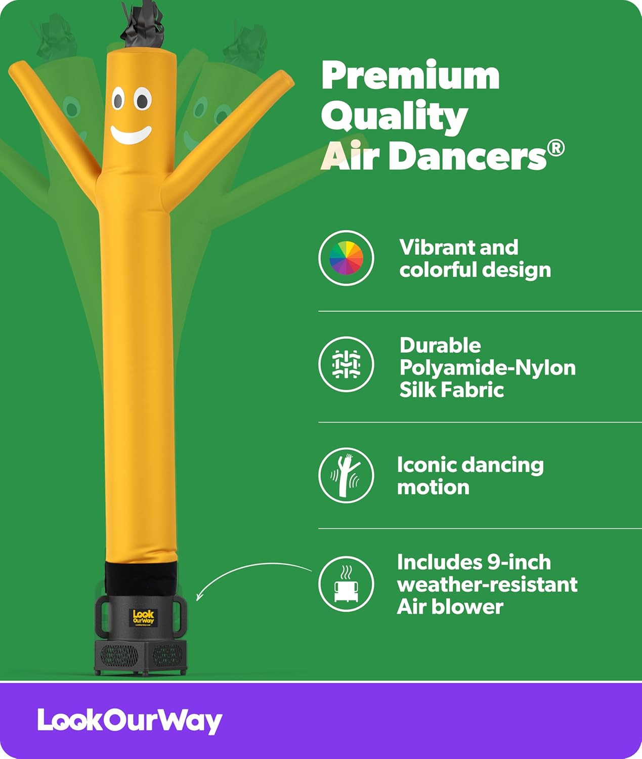 Air Dancers Wacky Waving Inflatable Tube Guy – 7Ft Tall Inflatable Advertising W