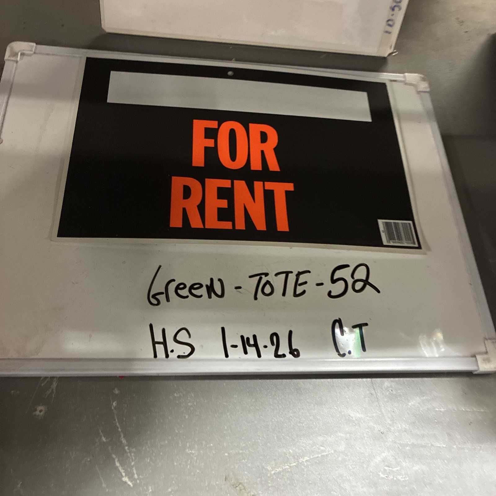 FOR RENT Sign 12&Prime; x 9&Prime; Large Window for Price/Price Store Signs Indoor Outdoor