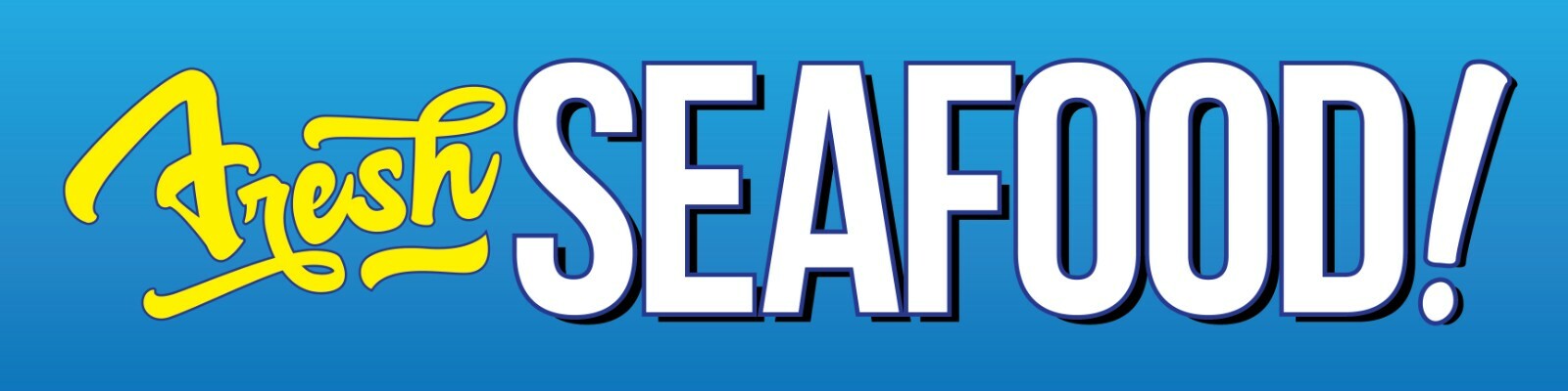 Fresh Seafood Banner – Fresh Seafood Sign – Fresh Seafood Flag