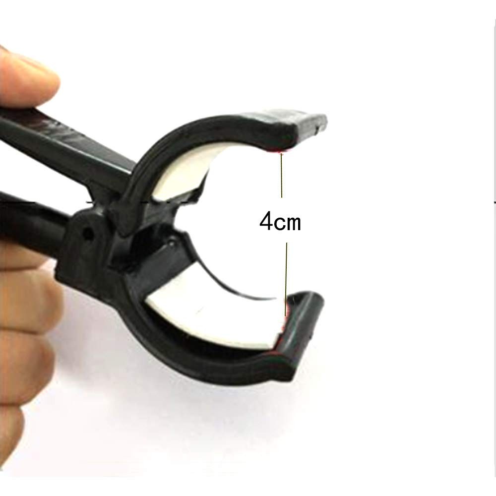 OUKEYI Plastic Merchandise Sign Clip Rotatable Pop Clip-on Holder Stand Black