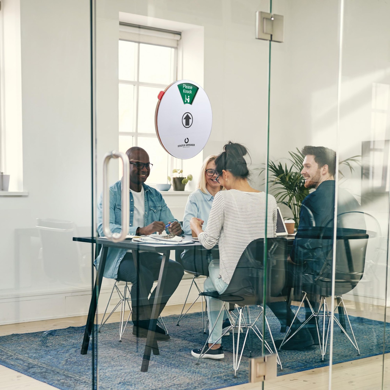 6 Options Office Privacy Door Sign Do Not Disturb Out Of Office Black 6 Inch