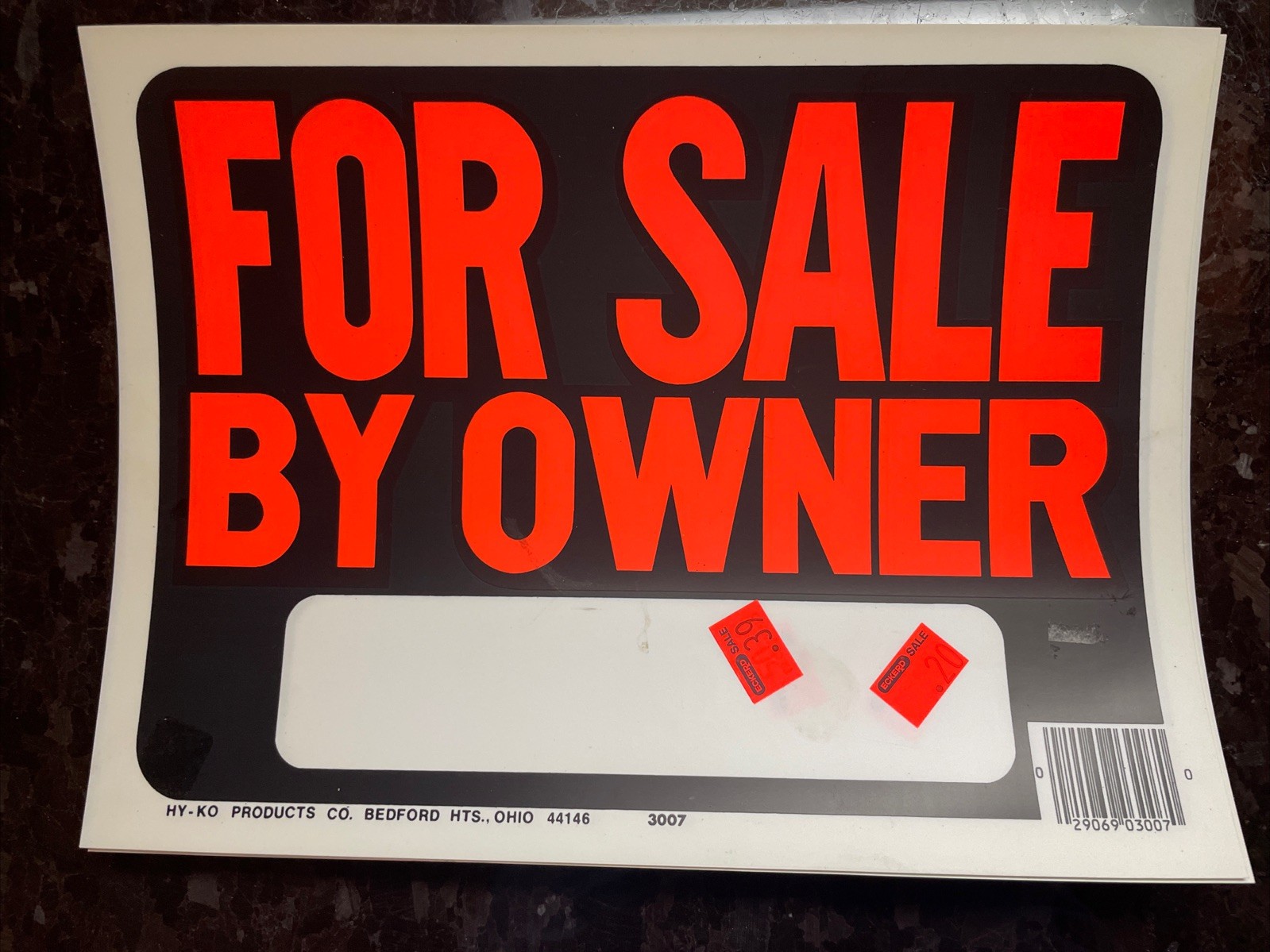 Lot Of Vintage Hy-Ko Products Signs For Rent Keep Out No Parking FSBO 12” X 9”