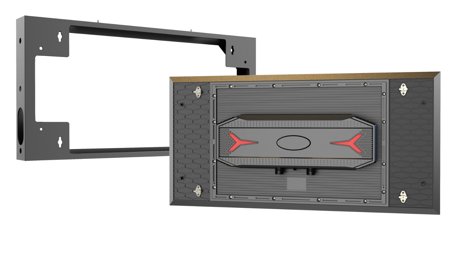 LED Sign P6MM 2&rsquo;x18&prime; SF, or 2×9, DF Full Color Programmable IP67 Outdoor Spanner