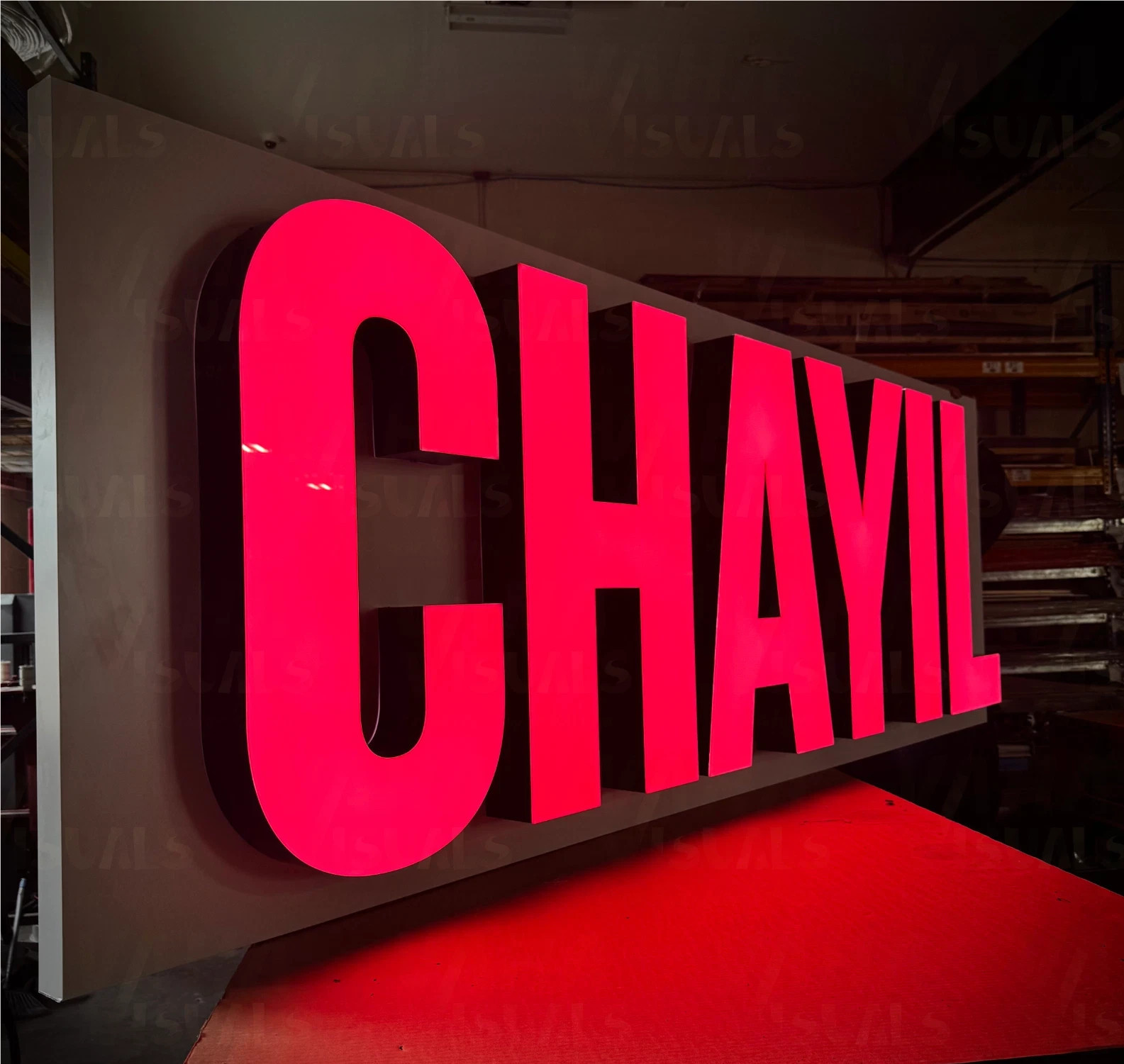 Jersey Auto Repair LED Channel Letters – Custom Outdoor Storefront Business Sign