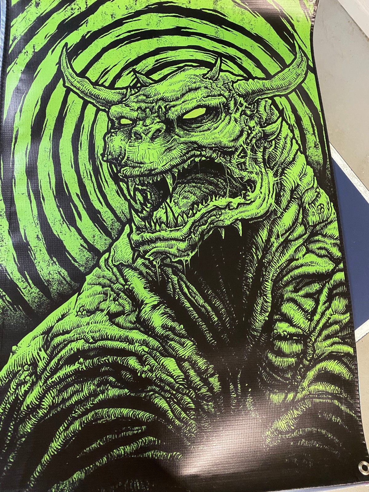 4 Skateboard/Horror movie banner bundle (2&rsquo;x3&prime;) heavy vinyl