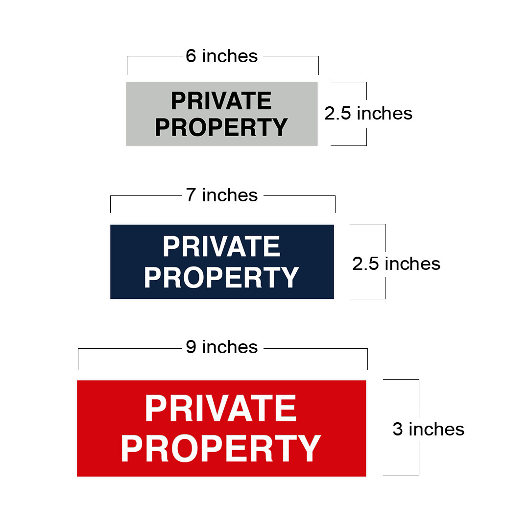 Basic Private Property Sign