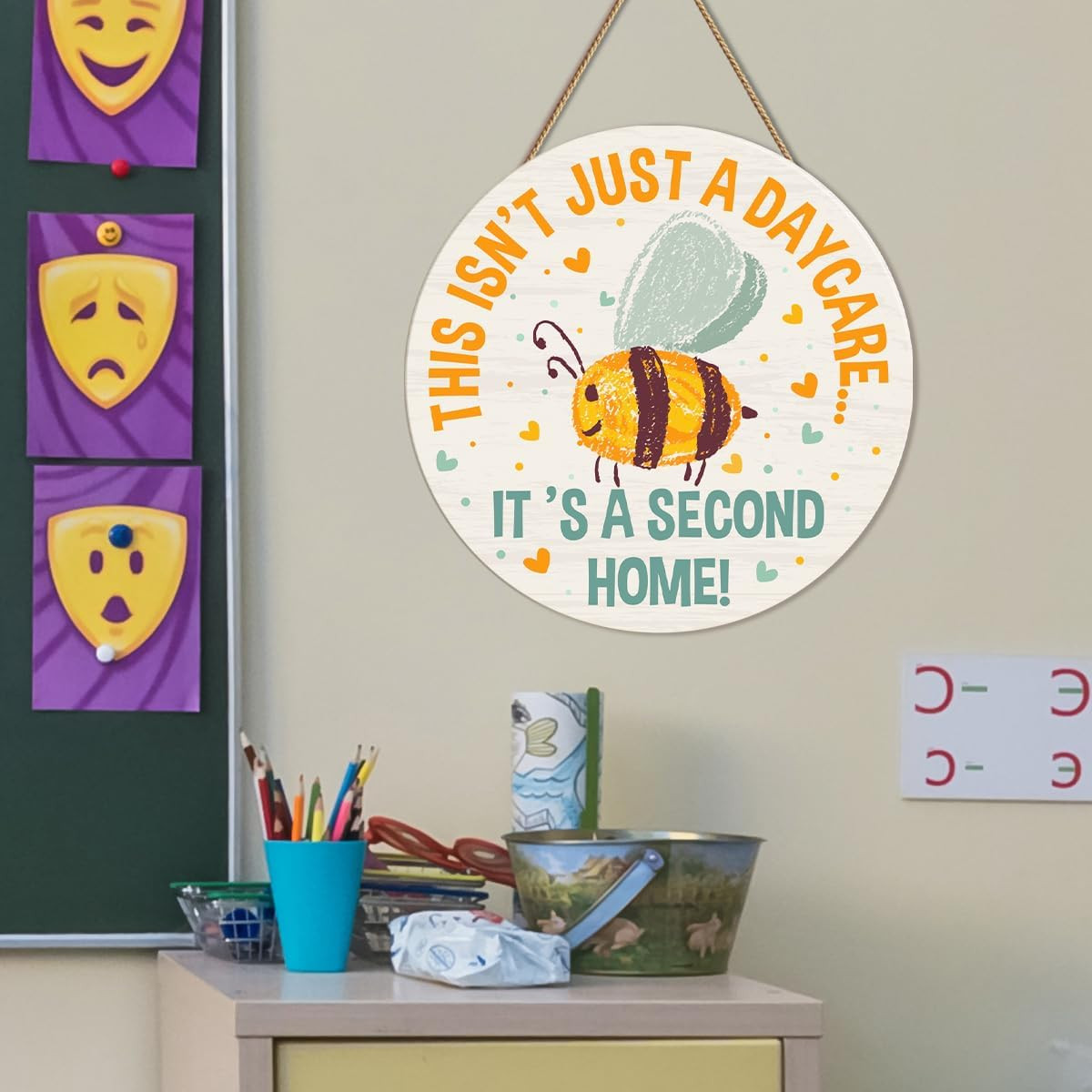 Nursery Daycare Welcome Door Sign, Nursery Daycare Center Door Sign Preschool Ki