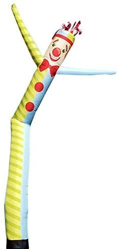 Clown 20 Foot Tall Inflatable Tube Man Air Powered Dancing Puppet Guy for…