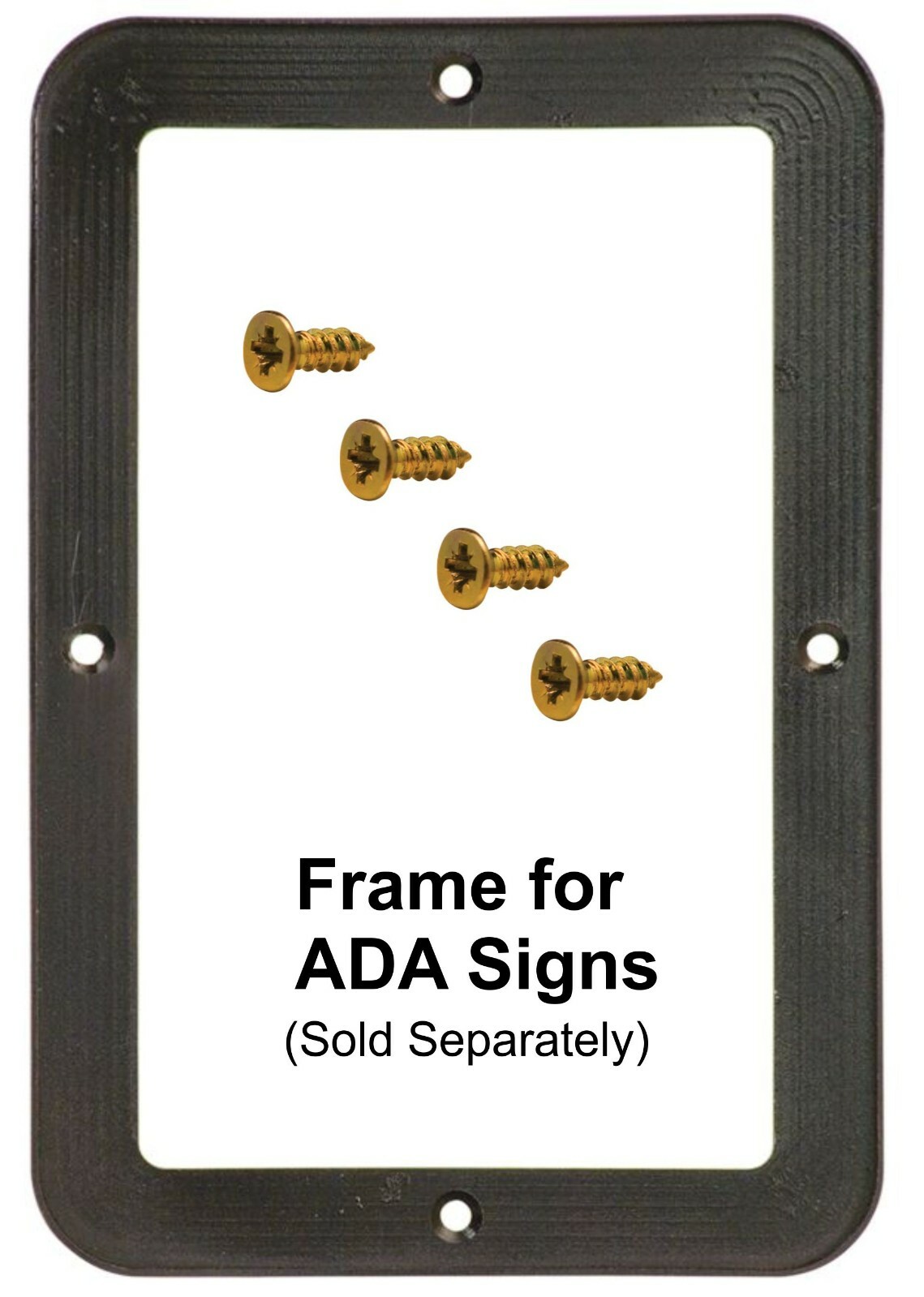 ADA Compliant, Restroom Signs, Blue, with Braille text 6&Prime;x9&Prime;