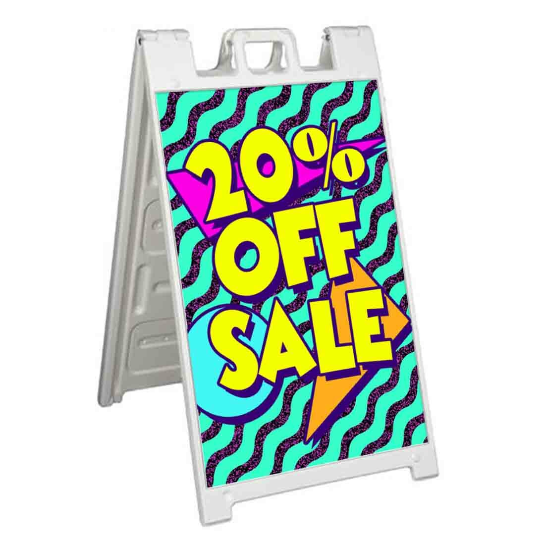 20% OFF SALE Signicade 24×36 Aframe Sidewalk Sign Banner Decal CLEARANCE REDUCED