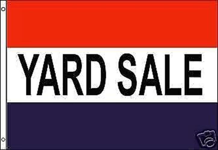 High Quality Yard Sale Polyester Flag Banner Sign | 3&rsquo;x 5&prime; | All Weather |Sturdy